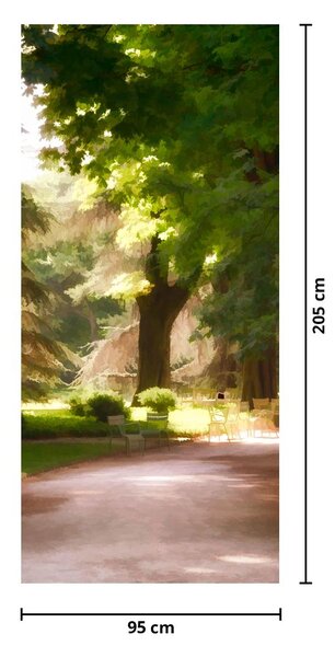 Fototapet pentru ușă - Parc (95x205cm)
