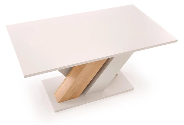 Masa moderna bucatarie BRANDON, casmir/stejar, PAL laminat, 160/200x90
