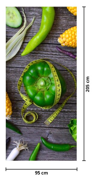 Fototapet pentru ușă - Legume (95x205cm)