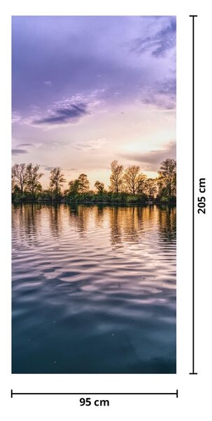 Fototapet pentru ușă - Lac (95x205cm)