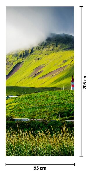 Fototapet pentru ușă - Peisaj montan (95x205cm)