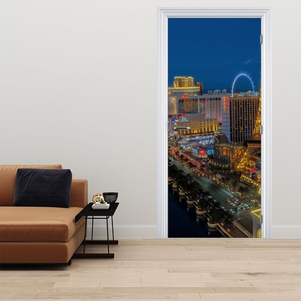 Fototapet pentru ușă - Las Vegas (95x205cm)
