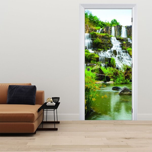 Fototapet pentru ușă - Cascade (95x205cm)