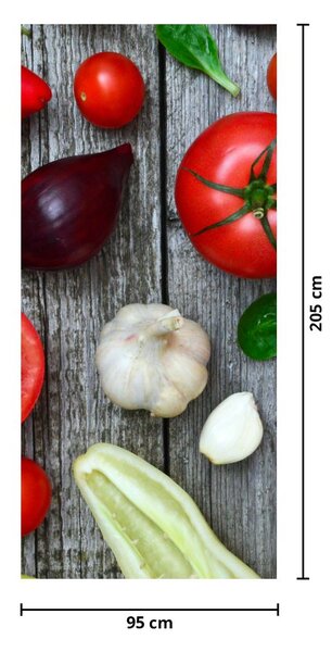 Fototapet pentru ușă - Legume (95x205cm)