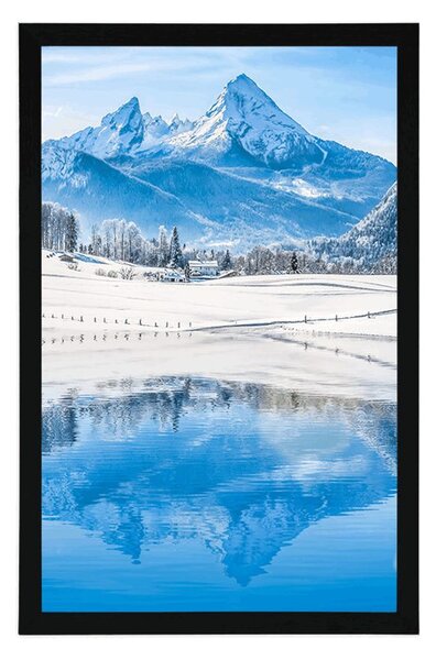 Poster peisaj înzăpezit în Alpi