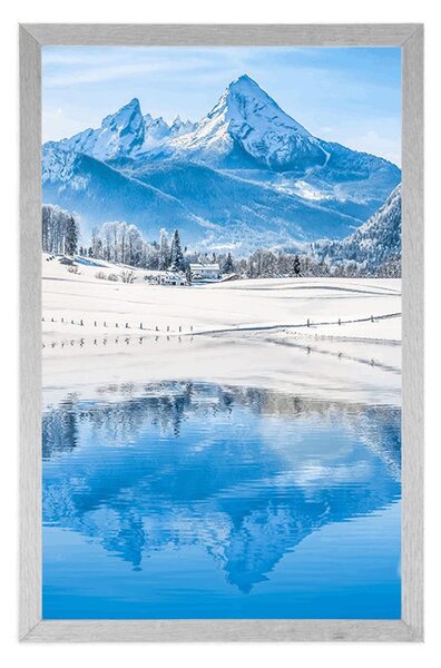 Poster peisaj înzăpezit în Alpi