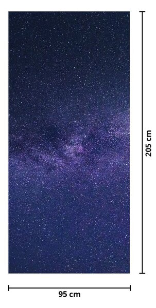 Fototapet pentru ușă - Cer de noapte (95x205cm)