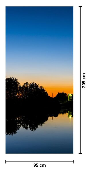 Fototapet pentru ușă - Apus de soare (95x205cm)