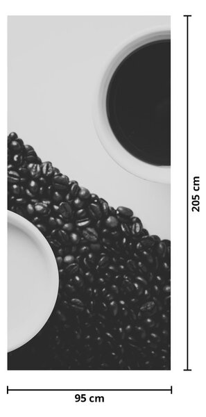 Fototapet pentru ușă - Cafea (95x205cm)