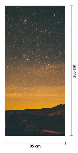 Fototapet pentru ușă - Cerul cu stele (95x205cm)