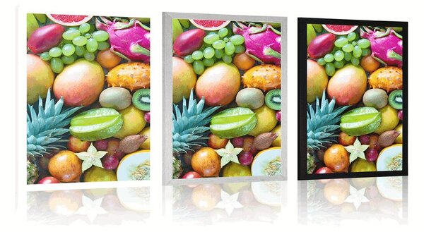 Poster fructe tropicale