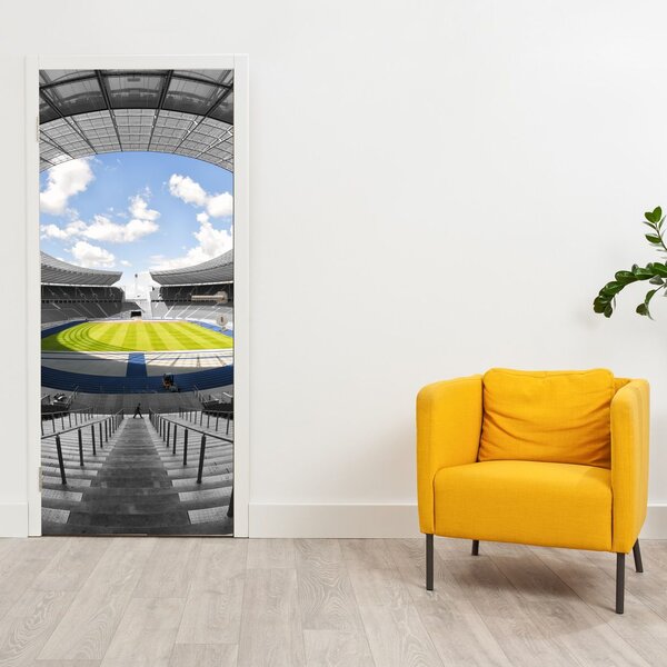 Fototapet pentru ușă - Stadionul de fotbal (95x205cm)