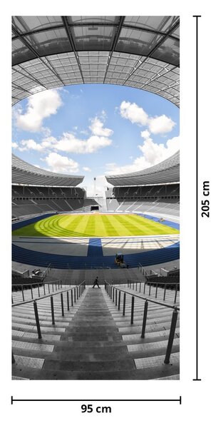 Fototapet pentru ușă - Stadionul de fotbal (95x205cm)