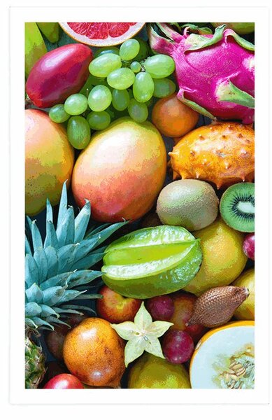 Poster fructe tropicale