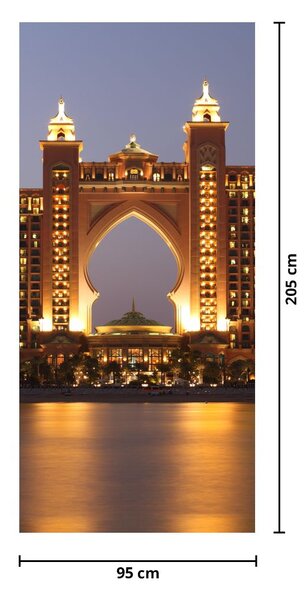 Fototapet pentru ușă - Constucții în Dubai (95x205cm)