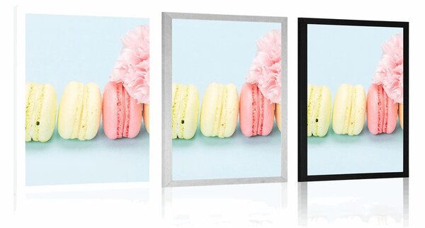 Poster macaroons gustoase