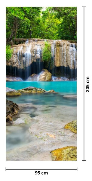 Fototapet pentru ușă - Cascadele (95x205cm)