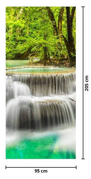 Fototapet pentru ușă - Cascadele (95x205cm)