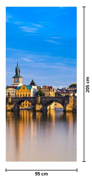 Fototapet pentru ușă - Podul Karol (95x205cm)