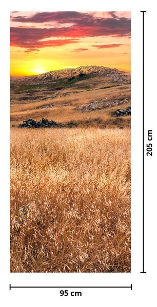 Fototapet pentru ușă - Câmpul (95x205cm)
