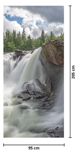 Fototapet pentru ușă - Cascadele (95x205cm)