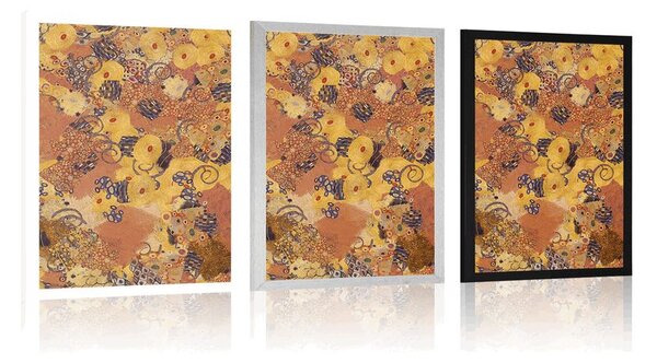 Poster abstracție inspirată de G. Klimt