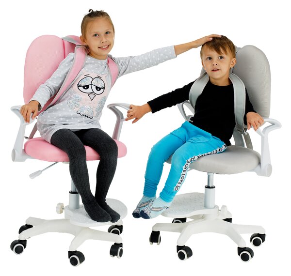 Z0ND0 Scaun pentru copii Anis (gri + alb). 1029605