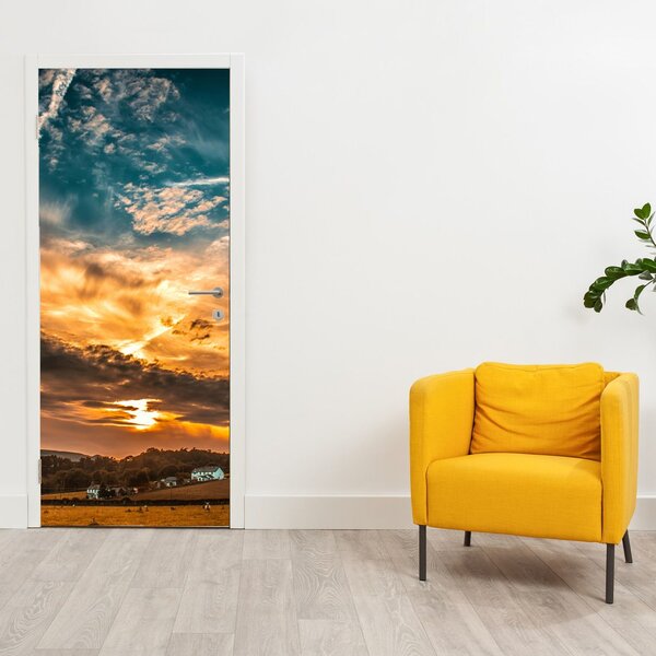 Fototapet pentru ușă - Norii (95x205cm)