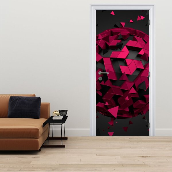 Fototapet pentru ușă - 3D abstract (95x205cm)
