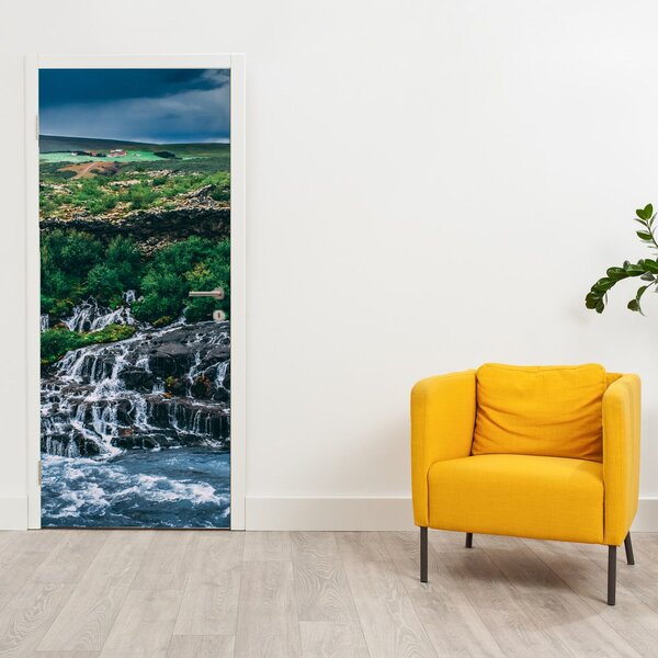 Fototapet pentru ușă - Cascadele în natură (95x205cm)