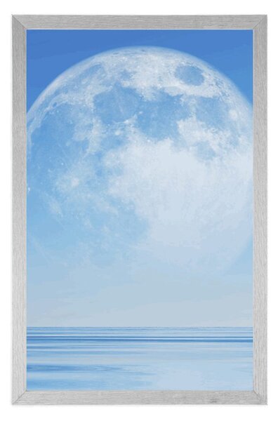 Poster luna deasupra mării