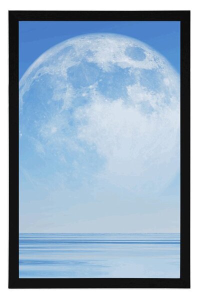 Poster luna deasupra mării