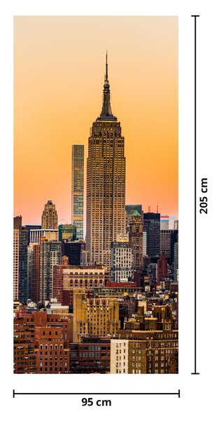 Fototapet penrtu ușă - New York (95x205cm)
