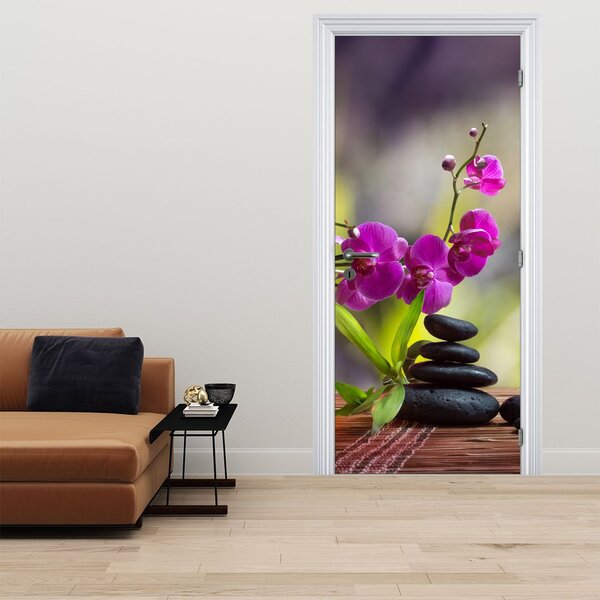 Fototapet pentru ușă - SPA and stones (95x205cm)