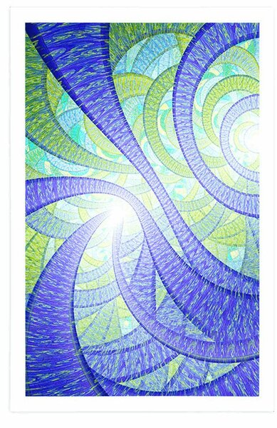 Poster abstracție fractală