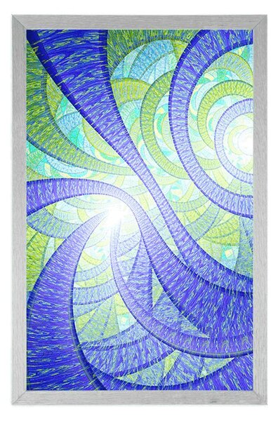 Poster abstracție fractală