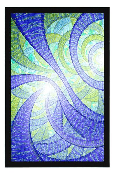 Poster abstracție fractală