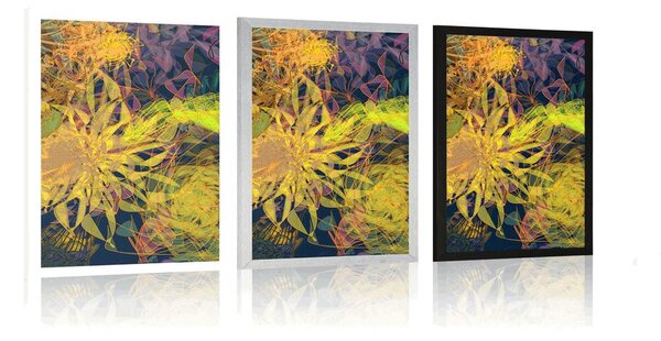 Poster artă abstractă colorată
