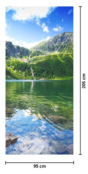 Fototapet pentru ușă - Lac în Munții Tatra (95x205cm)
