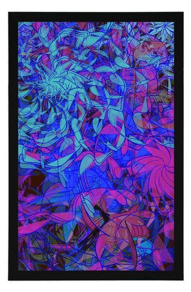 Poster abstracție modernă în design interesant