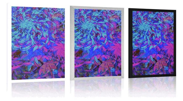 Poster abstracție modernă în design interesant