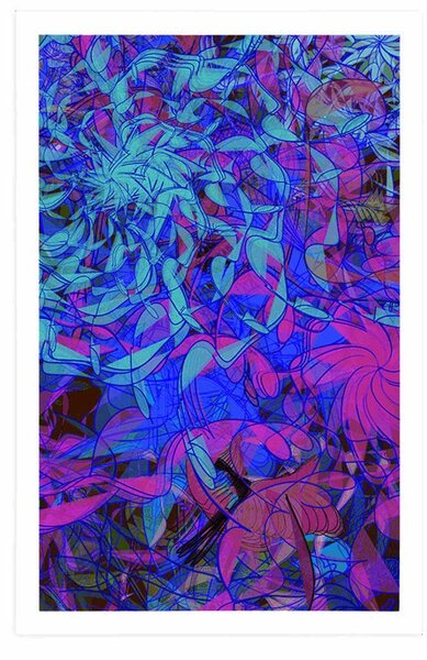 Poster abstracție modernă în design interesant