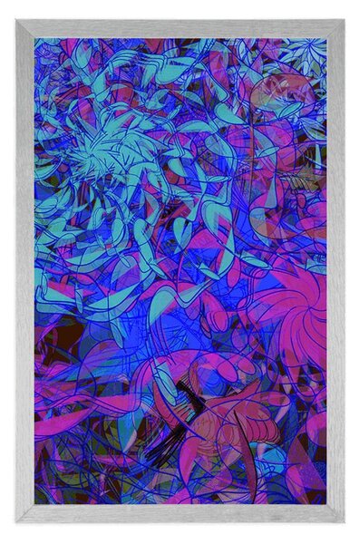 Poster abstracție modernă în design interesant
