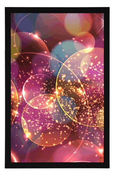Poster abstracție strălucitoare
