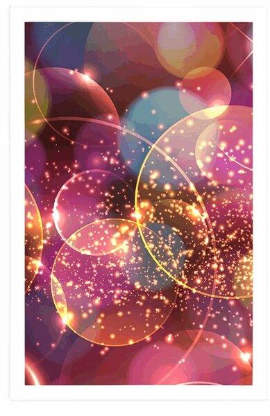 Poster abstracție strălucitoare