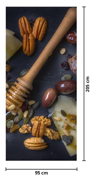 Fototapet pentru ușă - Fructe uscate (95x205cm)
