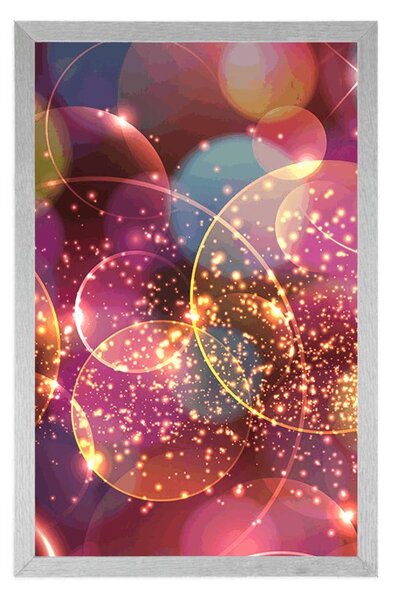 Poster abstracție strălucitoare