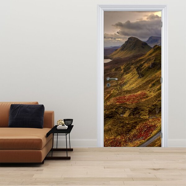 Fototapet pentru ușă - Munții Scoțieni (95x205cm)