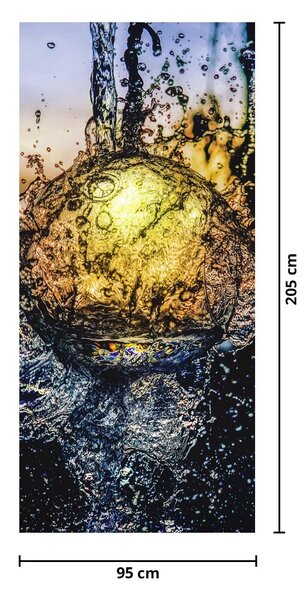Fototapet pentru ușă - Apa (95x205cm)