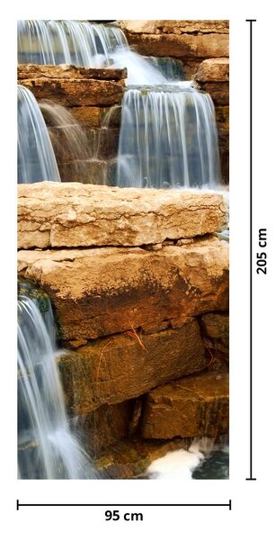 Fototapet pentru ușă - Cascadele (95x205cm)